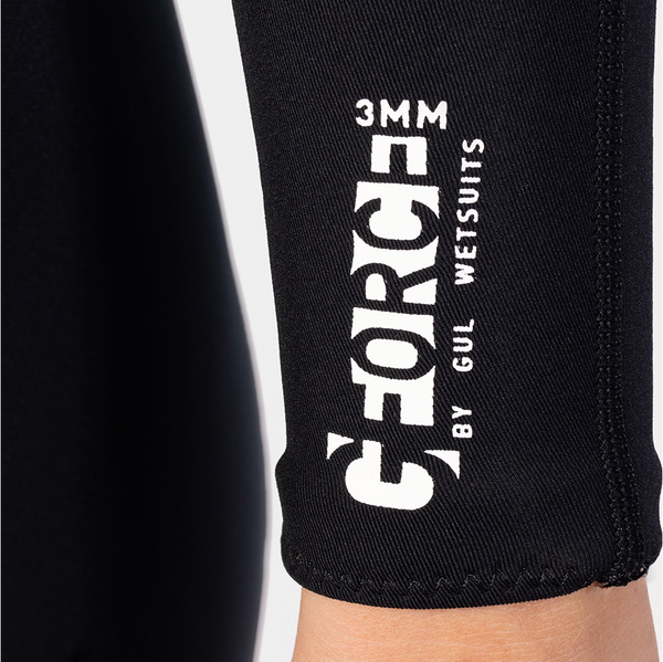 2025 Gul Kvinder G-force 3mm Back Zip Våddragt Gf1306-b7 - Sort / Mulberry